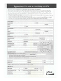 Courtesy Car Agreements