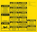 Danger/Warning Decals: Self-Propelled Machines