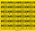 Engine Driven Components Hazard Warning Decals