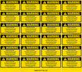 Noise Exposure Warning Decals