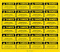 Rotating PTO Shaft Warning Decals
