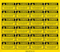 Warning Operation Near Bystanders Decals