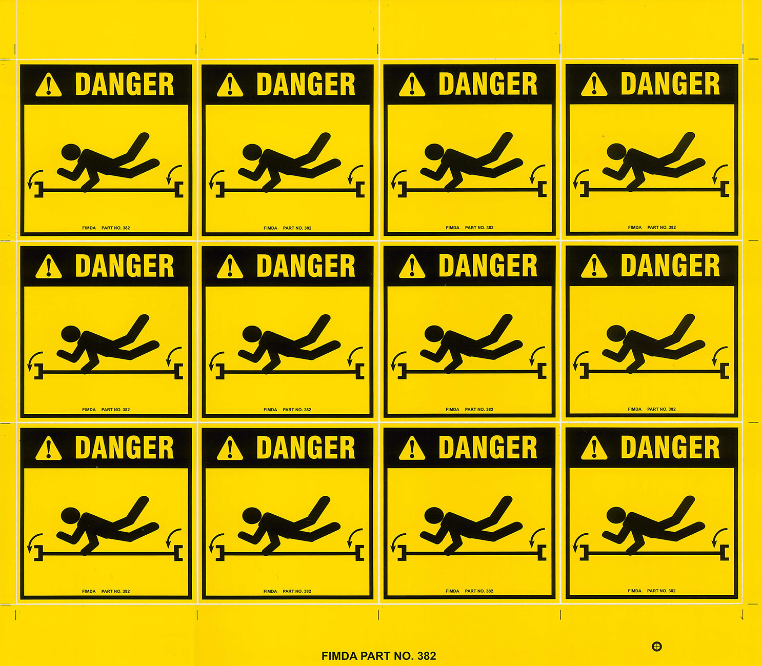 PTO Entanglement (Diagram) Warning Decals