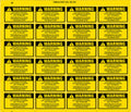 Hydraulic Steering/Brakes Warning Decals