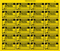 Keep Hands Clear Danger Decals