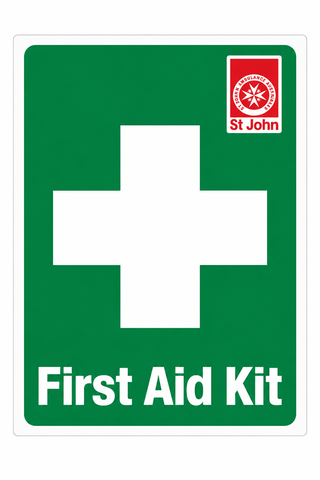 First Aid Kit Sticker for Cars