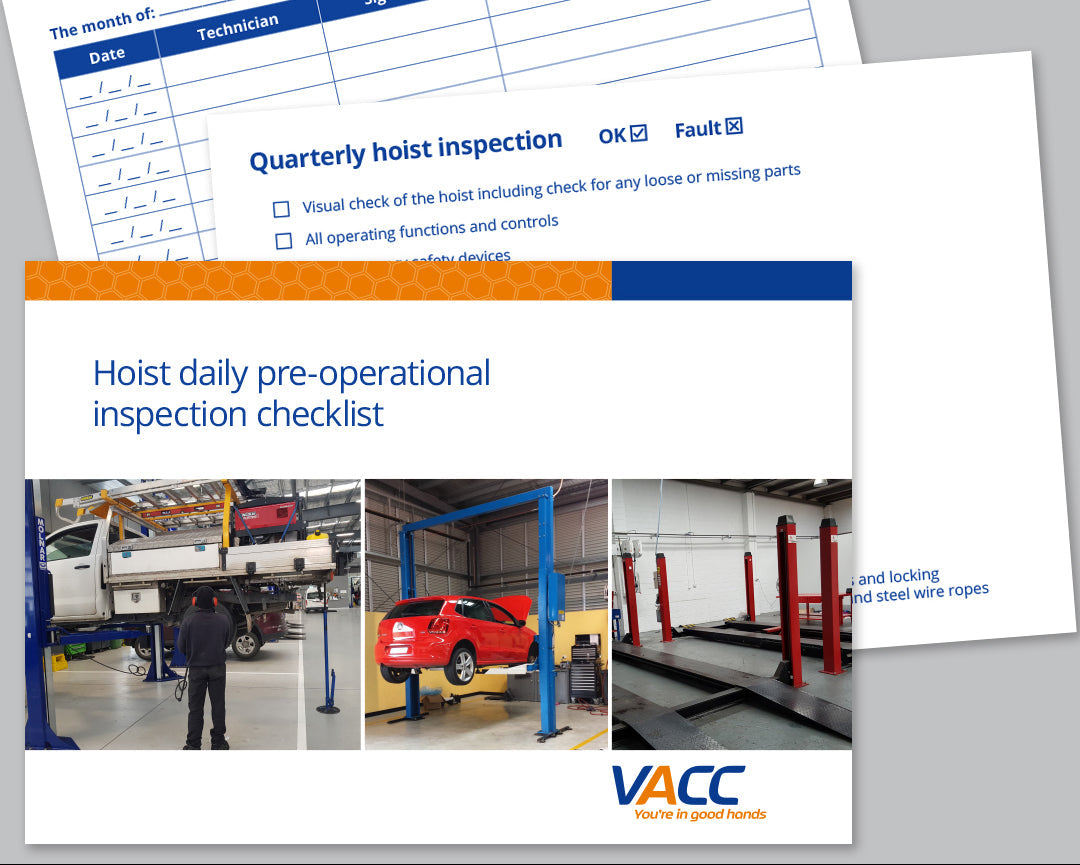 Hoist Daily Pre-Operational Inspection Checklist