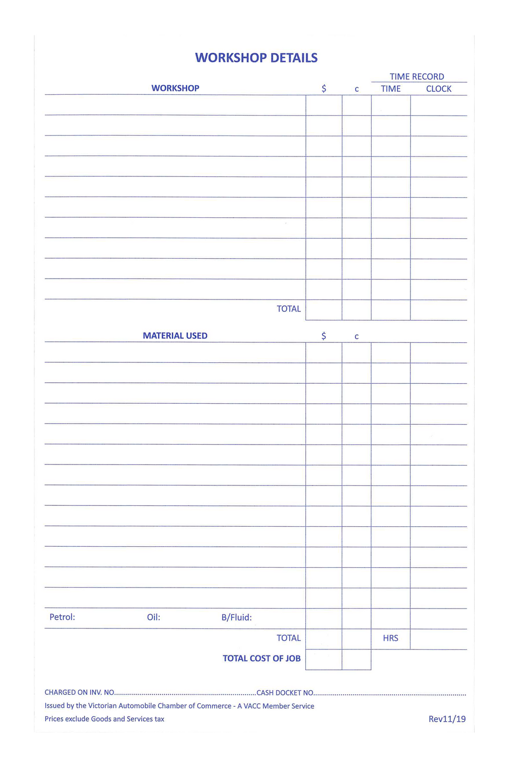 Job Cards (SMALL)