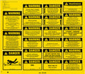 Hazard and Safety - Workplace Decals