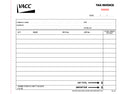 Small Tax Invoice Book - Personalised (10 books)