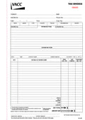 Large Tax Invoice Book - Personalised (10 books)
